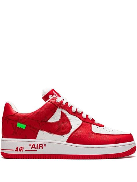 louis vuitton nike sneakers price|Louis Vuitton Nike Air Force 1 Low By Virgil Abloh White Red.